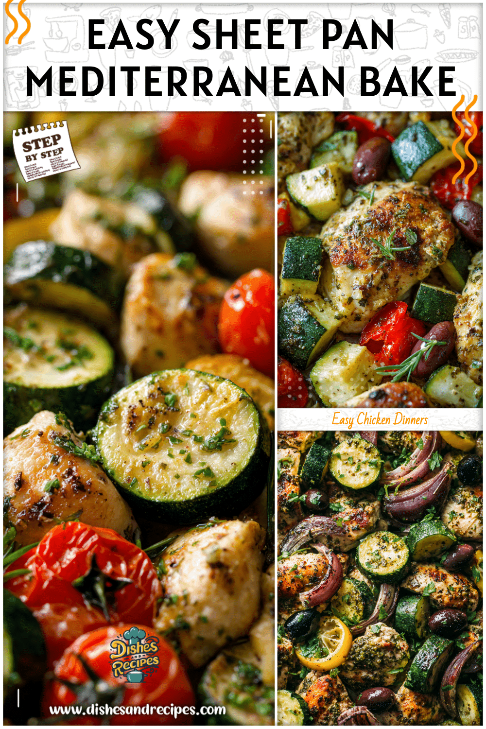 Sheet Pan Mediterranean Chicken & Zucchini – Easy, Healthy Dinner Bake